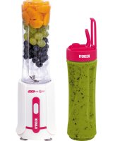  Noveen Blender 300W Ice Crushing Blades 2x600ml Bottles Non-Drip BPA-Free Amerant 