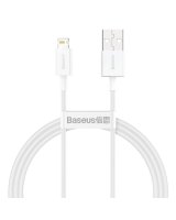  Baseus CABLE LIGHTNING TO USB 1M/WHITE CALYS-A02 