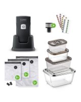  Caso Caso Professional Hand Vacuum Sealer with Accessories Vacu OneTouch Pro Set Power 20 W Black 