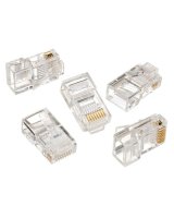  Cablexpert Modular plug 8P8C for solid LAN cable CAT5, UTP, 10 pcs. per bag 