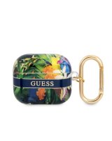  Guess Apple Airpods 3 TPU Flower Print Case Blue 