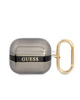  Guess Apple Airpods 3 TPU Printed Stripe Case Black 