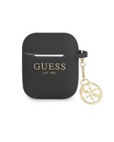  Guess Apple 4G Charms Silicone Case for Airpods 1/2 Black 