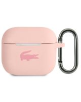  Lacoste Apple Airpods 3 Liquid Silicone Glossy Printing Logo Case Pink 