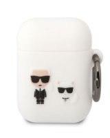  Karl Lagerfeld - Airpods 1/2 Choupette Silicone Case White 