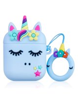  iLike - Cute Unicorn Airpods Case 1&2 Blue 