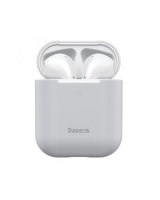  Baseus Apple Silica Series Ultra-Thin Silicone Protector Case for AirPods 1/2 Grey 