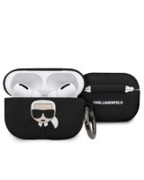  Karl Lagerfeld Apple Silicone Cover Airpods Pro Black 