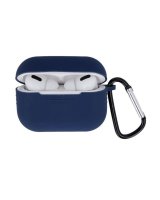  iLike Apple Case for Airpods Pro 2 dark blue with hook 