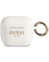  Guess Apple AirPods 3 cover Silicone Glitter White 
