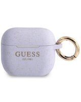  Guess Apple AirPods 3 cover Silicone Glitter Purple 
