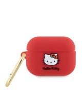  Hello Kitty Apple Airpods Pro 2 cover Silicone 3D Kitty Head Red 