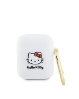  Hello Kitty Apple Airpods 1/2 cover Silicone 3D Kitty Head White 