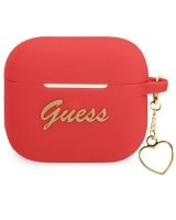  Guess Apple AirPods 3 cover Silicone Charm Heart Collection Red 
