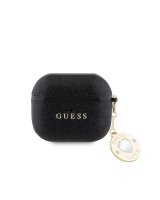  Guess Apple Airpods 3 Case Fixed Glitter With Heart Diamond Charm Black 