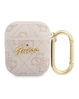  Guess Apple AirPods 1/2 cover 4G Script Metal Collection Pink 