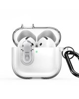  Dux Ducis Apple AirPods 4 PECL Series PC+TPU Cover with Hook Clear 