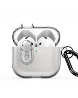  Dux Ducis Apple AirPods 4 PECL Series PC+TPU Cover with Hook Grey 