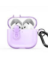  Dux Ducis Apple AirPods 4 PECL Series PC+TPU Cover with Hook Purple 