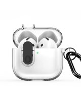  Dux Ducis Apple AirPods 4 PECL Series PC+TPU Cover with Hook Black Clear 