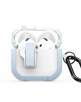  Dux Ducis - AirPods 4 PECP Series PC+TPU Cover with Hook White Blue 