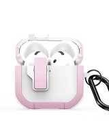  Dux Ducis - AirPods 4 PECP Series PC+TPU Cover with Hook White Pink 
