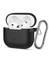  Tech-Protect Apple AIRPODS 4 SILICONE HOOK Case Black 