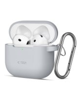  Tech-Protect Apple AIRPODS 4 CRAYON SILICONE HOOK CASE Grey 