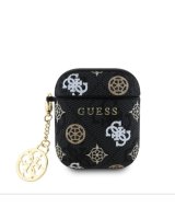  Guess - AirPods 1/2 PU 4G Peony Charm Case Black 