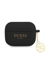  Guess - AirPods Pro 4G Charm Silicone Case Black 