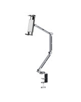  iLike GS1 Premium Aluminum Alloy Table Fix Universal Adjustable Stand for Smartphone & tablet PC 4 - 12.9 Silver 