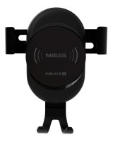  Evelatus Gravity Car Holder with Wireless Charger WCH02 Black 