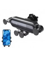  WoW O4 Octopus 4-Point Gravity Auto Fix Car Air Vent Grill Smartphone Holder (6.5 max) Black 