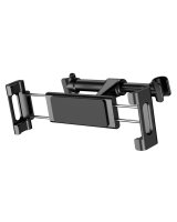  Baseus Baseus Backseat Car Mount SUHZ-01 Car Headrest Holder for Tablets / Smartphones 4.7-12.9'' - Black 