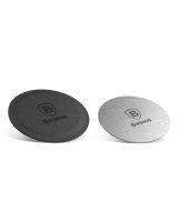  Baseus Baseus Magnet Iron Suit 2 self-adhesive metal plate covers for magnetic car mounts silver (ACDR-A0S) 