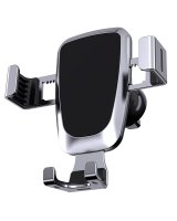  Hurtel Gravity smartphone car holder for air vent silver (YC08) 
