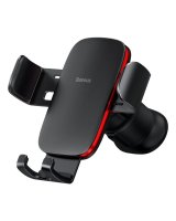  Baseus Baseus Metal Age II gravitational car phone holder for ventilation grille black (SUJS000001) 