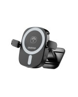  Dudao Dudao FW11 Car Phone Holder with 15W Inductive Charger for Air Vent/Cockpit - Black 