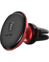  Baseus Baseus C40141201913-00 magnetic car holder for air vent - black and red 