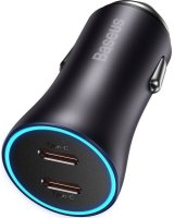  Baseus Baseus Golden Contactor Pro car charger 2x USB-C 40W gray (CGJP000013) 