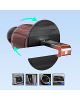  Dudao Dudao F2+ smartphone holder for air vent, clamp - black 