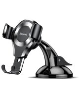  Baseus - Baseus SUYL-XP0S Osculum Gravity Car Mount Black/Silver 