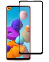  iLike Samsung Samsung A21s 2.5D Black Frame Full Glue 