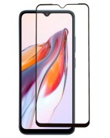  iLike - Tempered glass 6D for Xiaomi Redmi 10C / 12C / Poco C40 black frame 