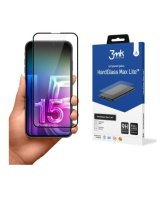  3MK Apple iPhone 15 HardGlass Max Lite Black 