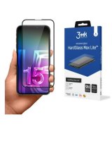  3MK Apple iPhone 15 Pro HardGlass Max Lite Black 