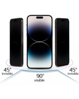  iLike Samsung GALAXY S23 TEMPERED PRIVACY GLASS (WITH CUTOUT FOR READER) Black 