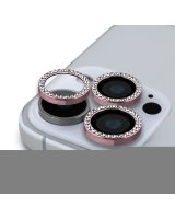  Guess Apple iPhone 16 Pro/16 Pro Max Fixed Glliter Protective Lens Pink 