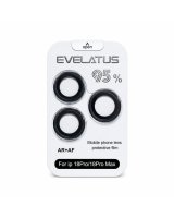  Evelatus Apple iPhone 18 Pro / 18 Pro Max Camera Lens Protector Armor Black 