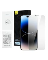  Baseus Privacy tempered Glass Baseus Iphone 14 Pro Max (2pcs) with 2 cleaning kits and dust-proof installation tool 